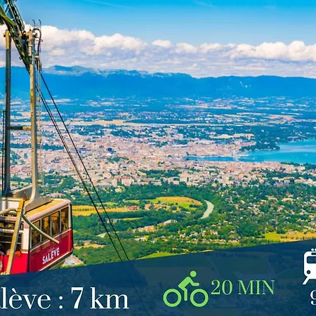 Homey Coloc Goodlife - Colocation Moderne - Privees - Wifi Et Netflix - Au Pied Du Tram Pour Geneve *